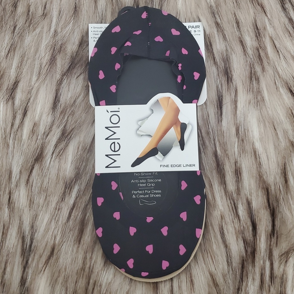 MEMOí 3 Pack Fine Edge Liner Socks